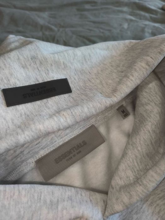 Essentials Fear of God Hoodie - Oatmeal Gray