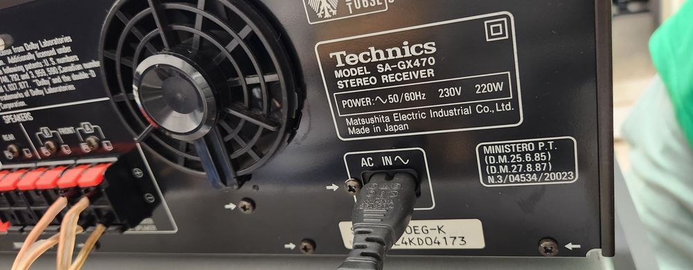Sistem Receiver Technics cu telecomandă