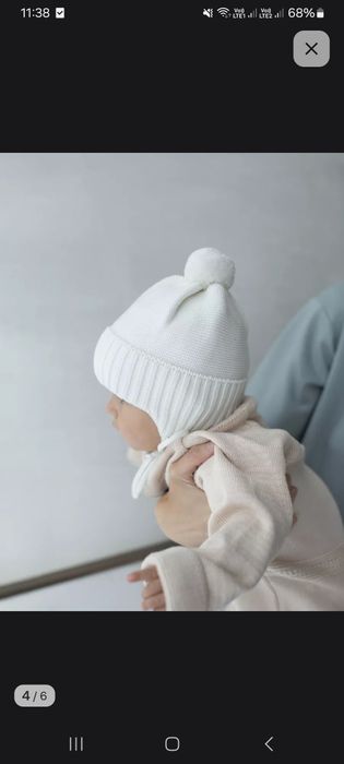 Шапка для новорожденного