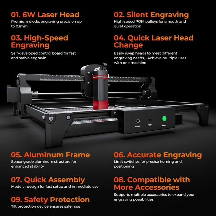 Laser engraver машина за лазерно гравиране