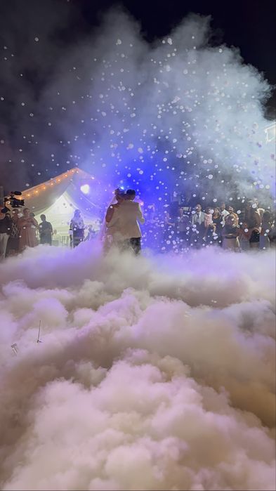 Baloane sapun fum dansul mirilor gheata carbonica