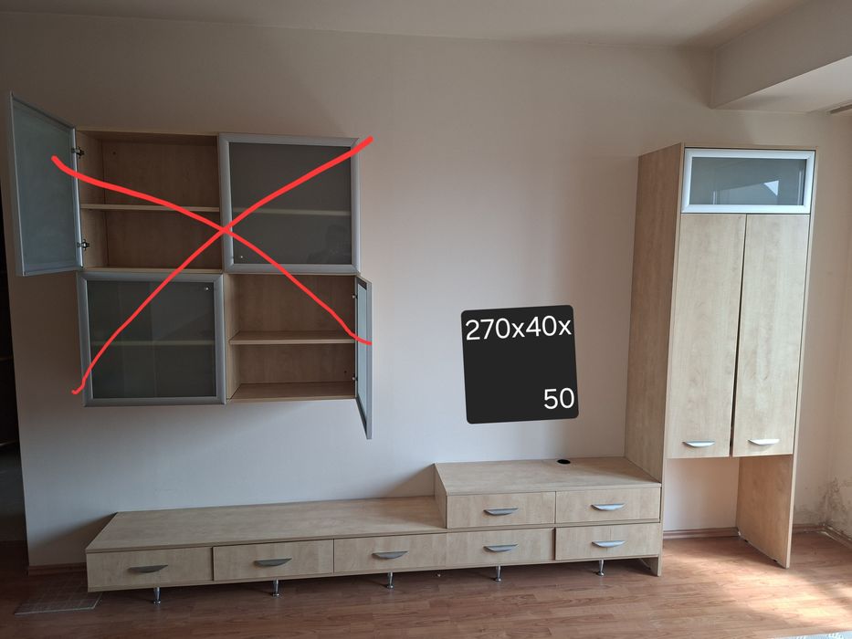 Comoda tv si cu dulapul din dreapta 500lei