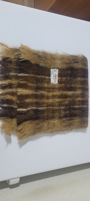 Шарф шерстяной махеровый