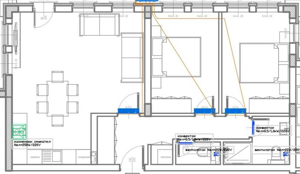 ТРИСТАЕН апартамент в бутикова сграда