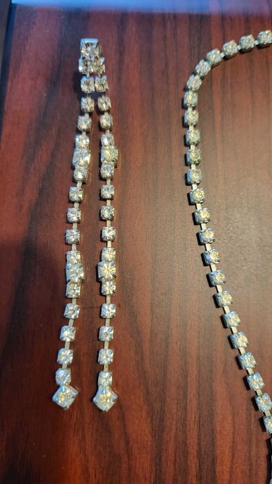 Set Colier+cercei+bratara elegante, stralucitoare