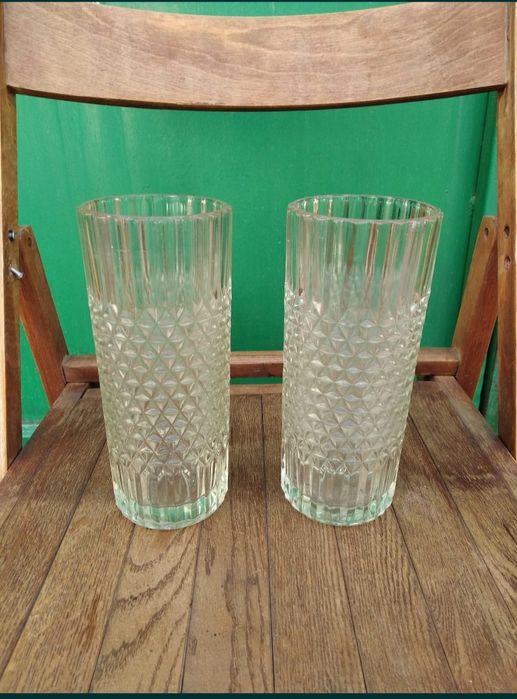 Вазы советские стеклянные