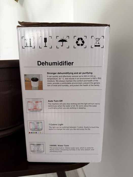 Dezumidificator gabless CAD24A cu lumini