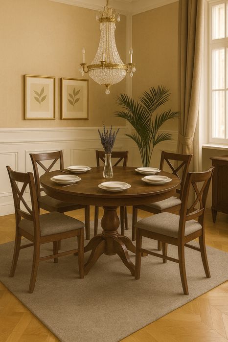 Маленький компактный комплект , стол раскладной + 4 стула .