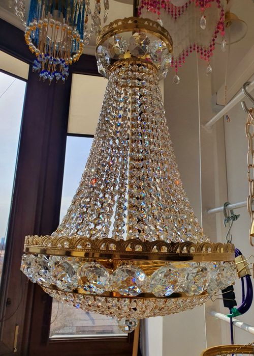Люстра хрустальная Чехия