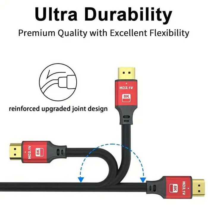 HDMI 2.1V 48Gbps "MAX FPS" I-ZCLIVE* HDTV 2.1 8K/60Hz, 4K/120Hz-240Hz!