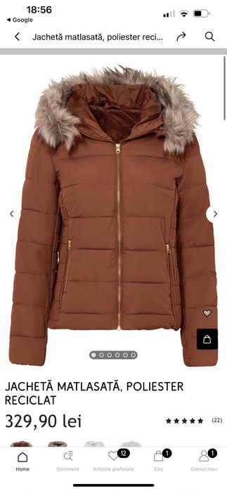 Geaca matlasata de iarna