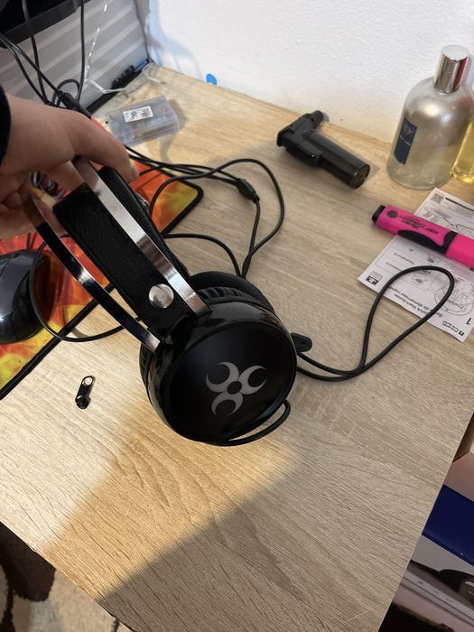 Casti gaming noi cu adaptor