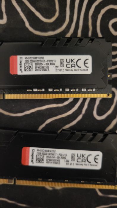 HyperX Ram DDR4 2X16 32 gb ddr4
