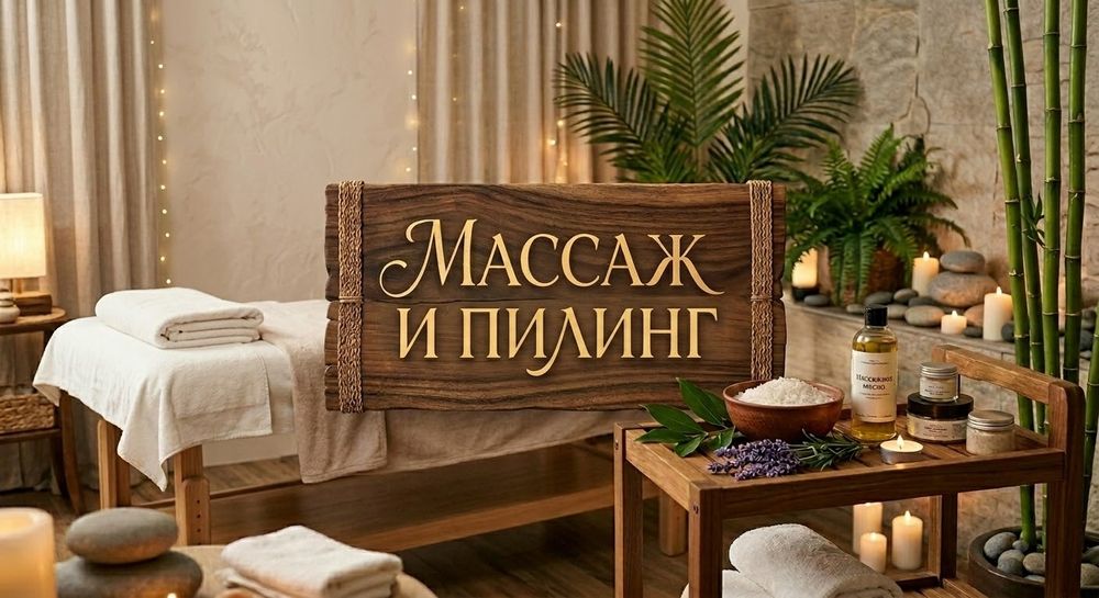 Массаж спа пилинг у себя и на выезд