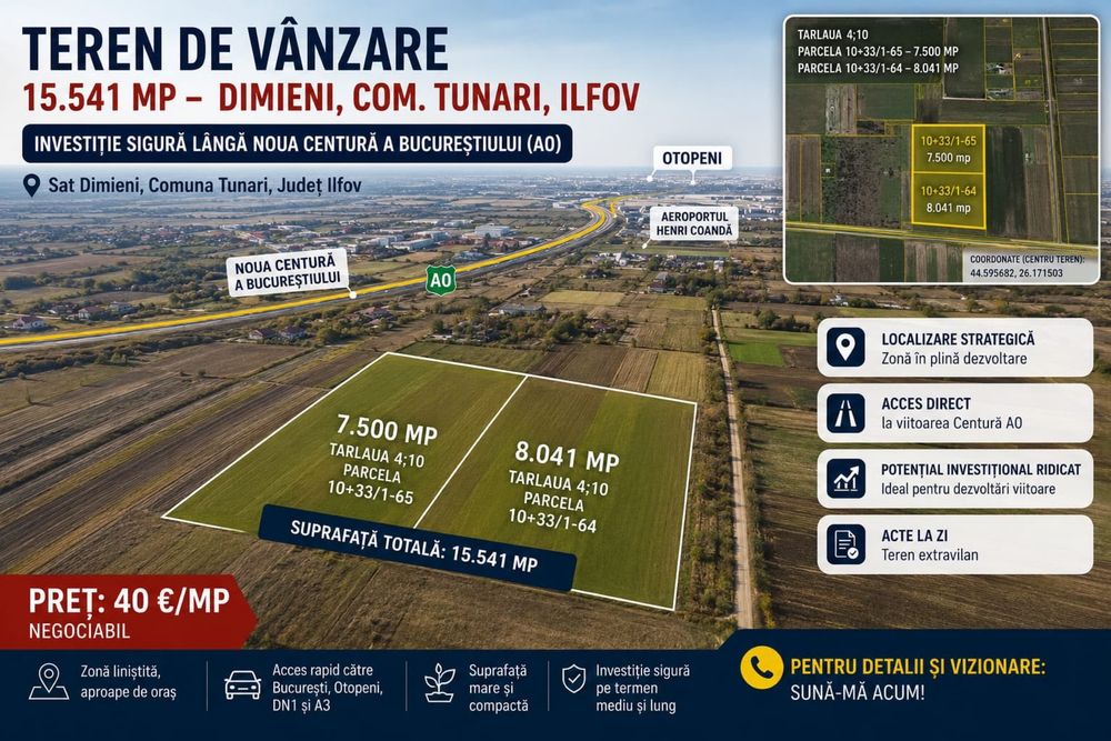 Teren de vanzare