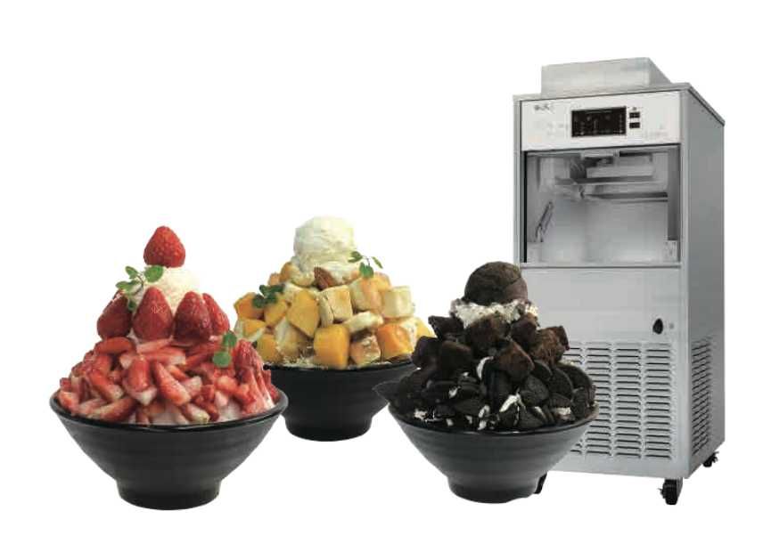 Masina de inghetata coreeana bing-su (fulgi)