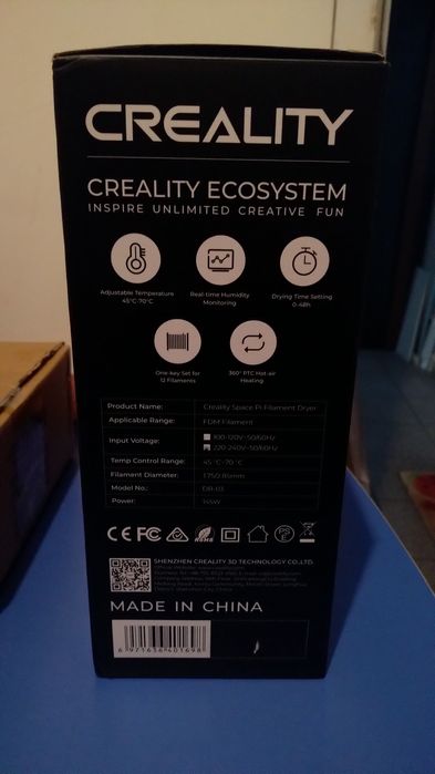 Uscator de filament Creality Space Pi