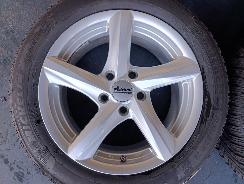 Jante aliaj VW Skoda Seat 16'' cu anvelope de iarnă 2022