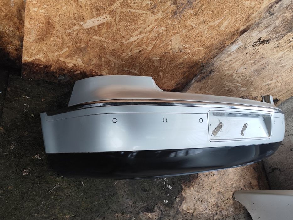 VW Phaeton 3D Седан Задна броня LA7W Reflex Silver Pre Facelift 2002-2007 Оригинална