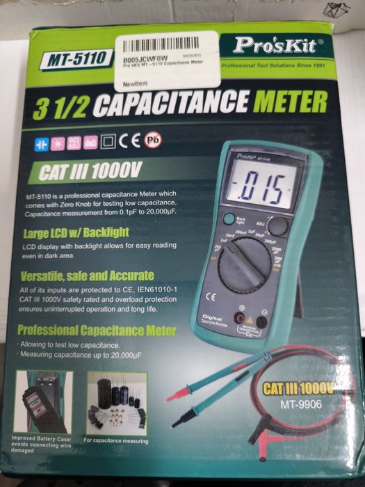 Vând capacimetru pro'skit 5110