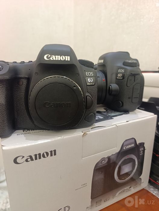 Canon 6D Mark ll+lens Ef 100 mm+ Godox MF R76