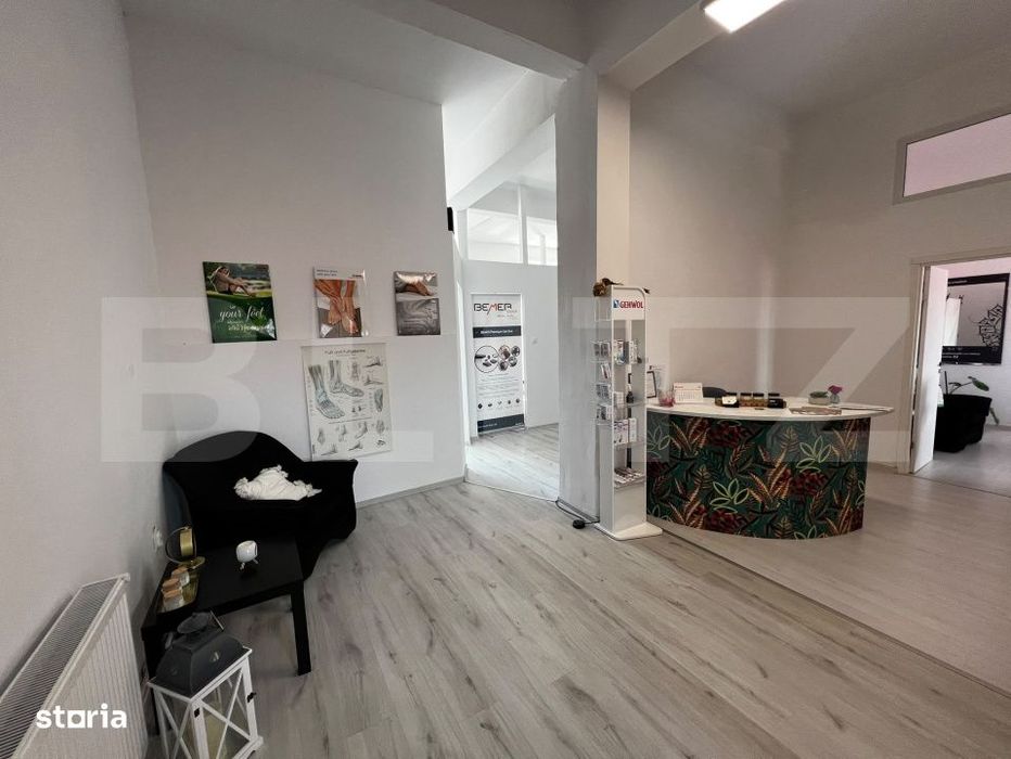 Spatiu de inchiriat birouri /salon, 170 mp, zona Gheorghe Doja