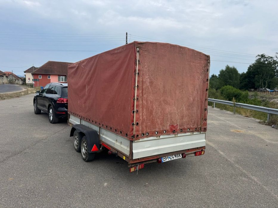 Remorca 1600 kg axa dubla 4 X 2 metri