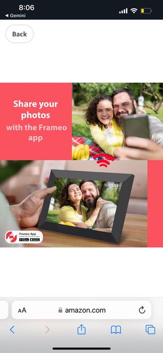 Дигитална фото рамка – Снимки, Музика и Видео (TFT-LED дисплей)