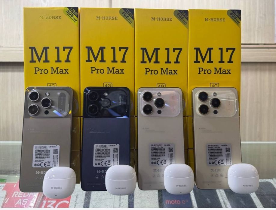 M-HORSE 17 PRO MAX sotuvga keldi 

M17 Pro Max 4G 8+128GB 
TITANIUM GR