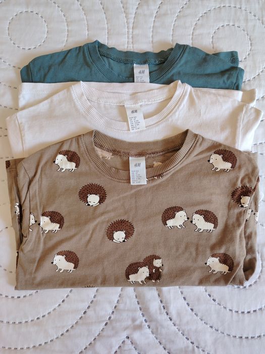 Topuri/tricouri cu mânecă lungă, H&M, mărimea 104