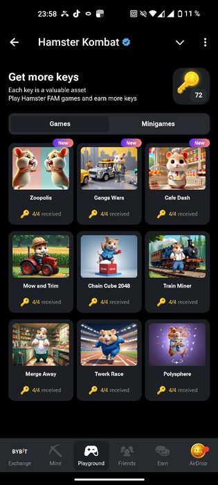 Аккаунт Hamster Kombat