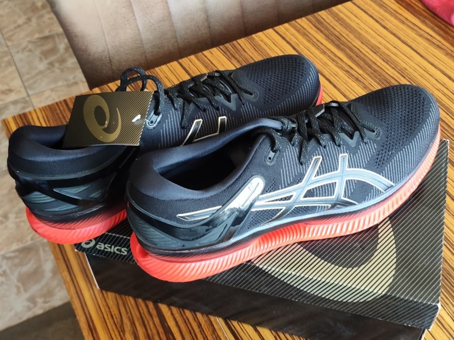 Маратонки ASICS MetaRide black/clssic red/gold