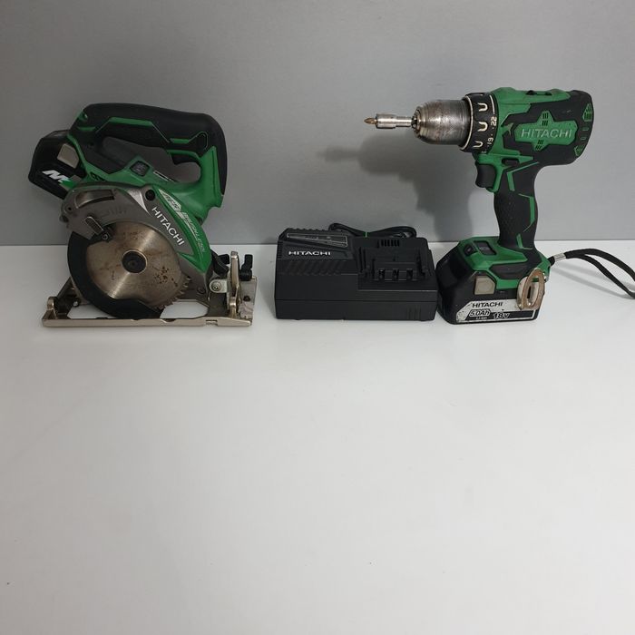 Set Hitachi Filetanta + Circular de mână 18V