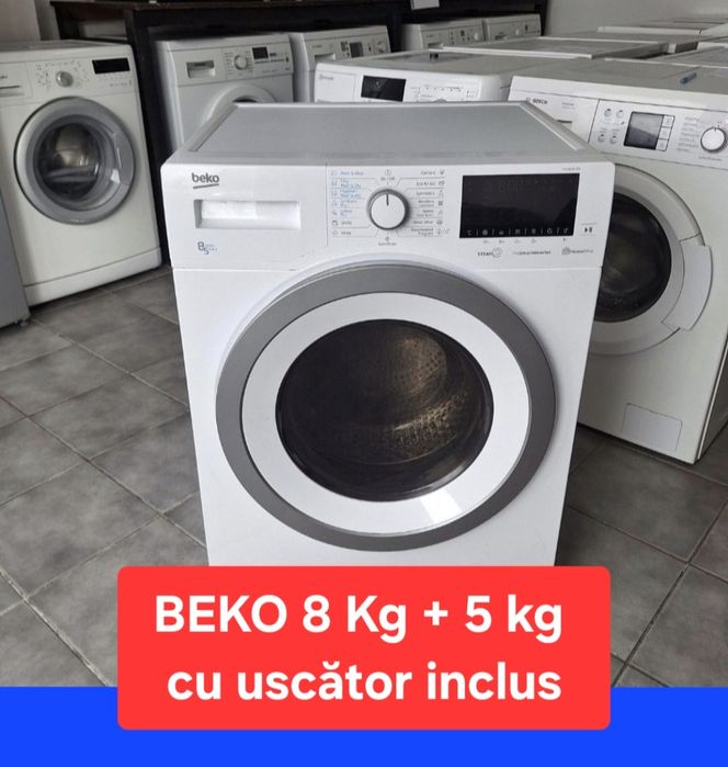 Beko 8 kg + 5 kg / cu uscator. Htb 88420