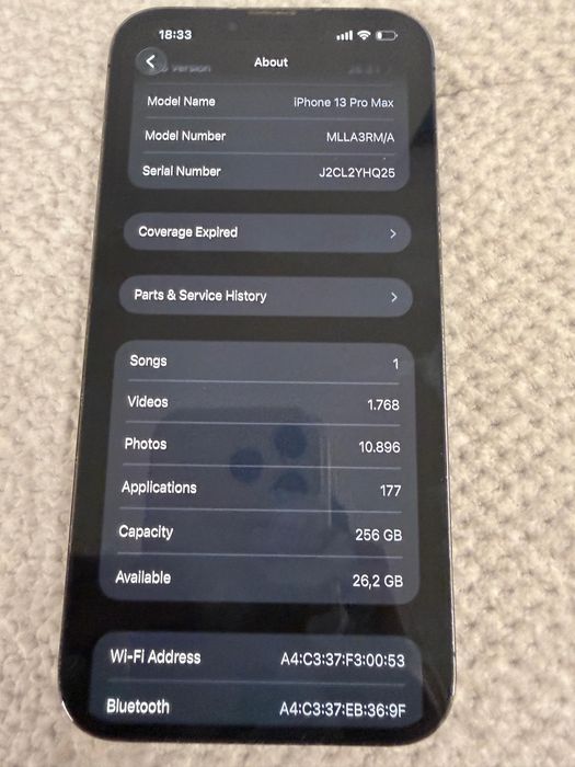 Iphone 13 PRO MAX (spatele este spart)