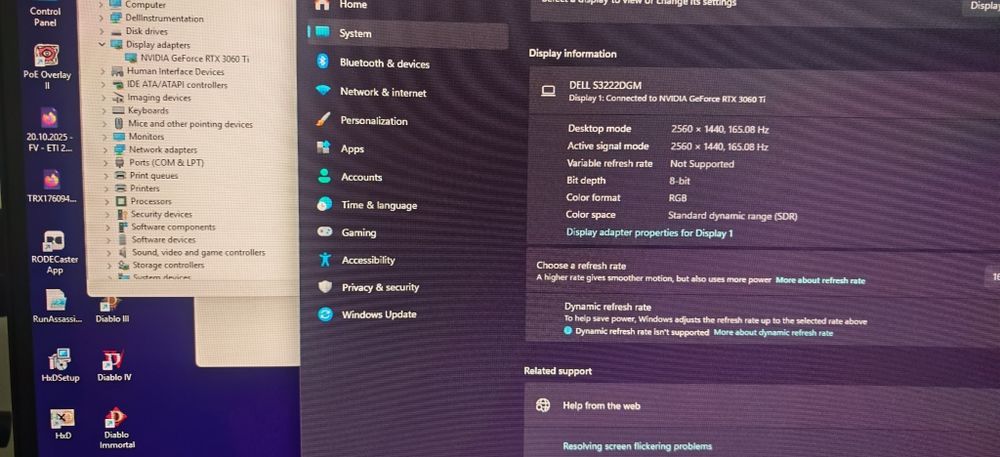 Placa video RTX 3060 Ti Gigabyte Eagle OC 8Gb Rev. 2.0