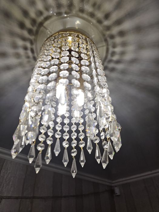 Люстры хрустальные3шт