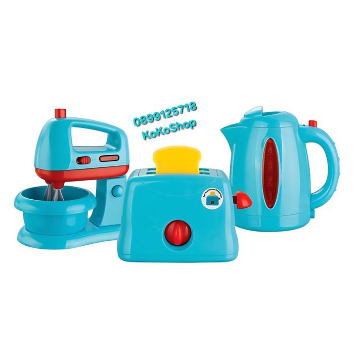 Детски кухненски уреди-миксер,тостер и електрическа кана