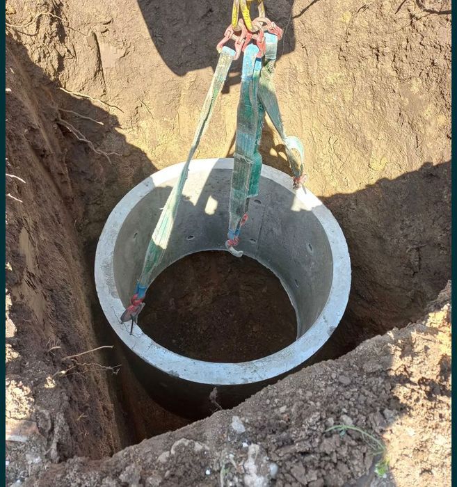 Изграждане на септични ями услуги с багер