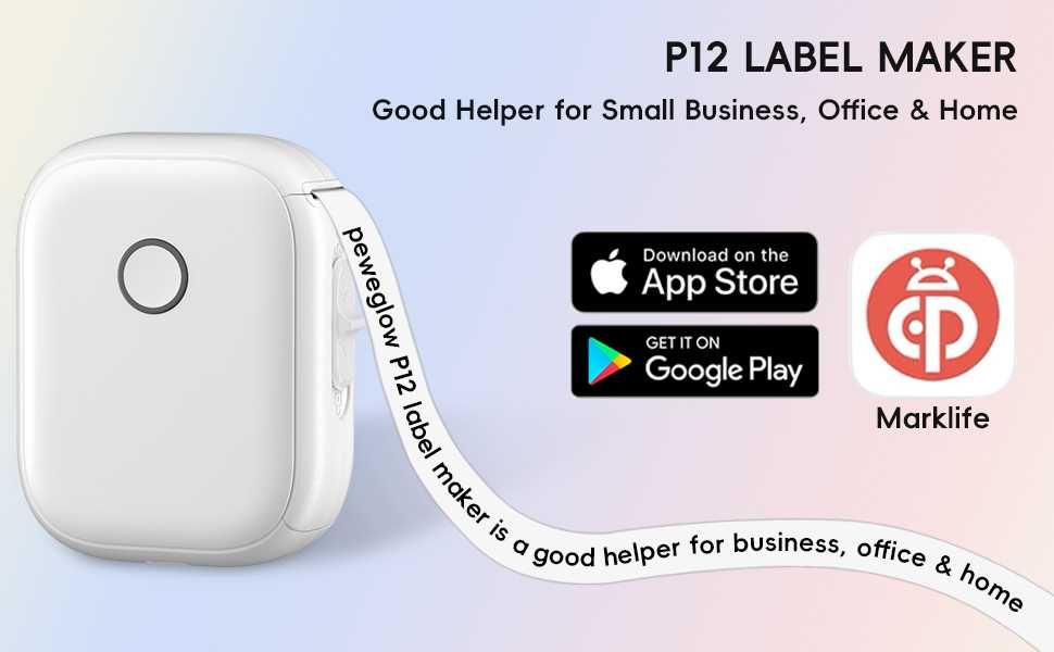 Imprimanta termica portabila bluetooth etichete adezive Marklife LP12