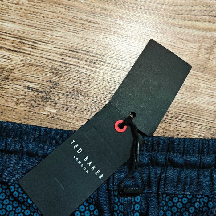 Ted Baker Оригинални мъжки къси панталони с лен размер 34  НОВИ