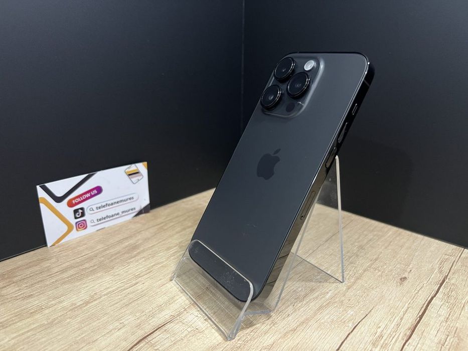iPhone 14 Pro 128Gb Space Black Second-Hand 3 ani garanție, Telefoane