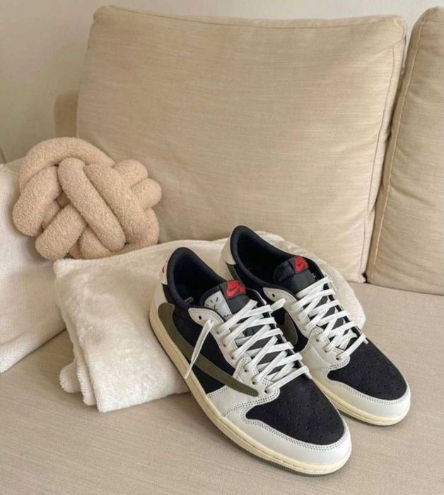 Кроссовки nike air jordan 1 low travis scott