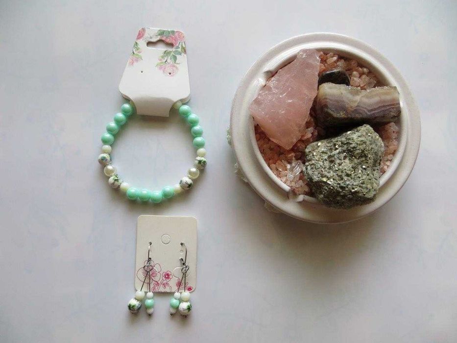 Комплект обеци и гривна