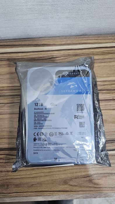 Диски для видеонаблюдения на 8 и 12 ТБ