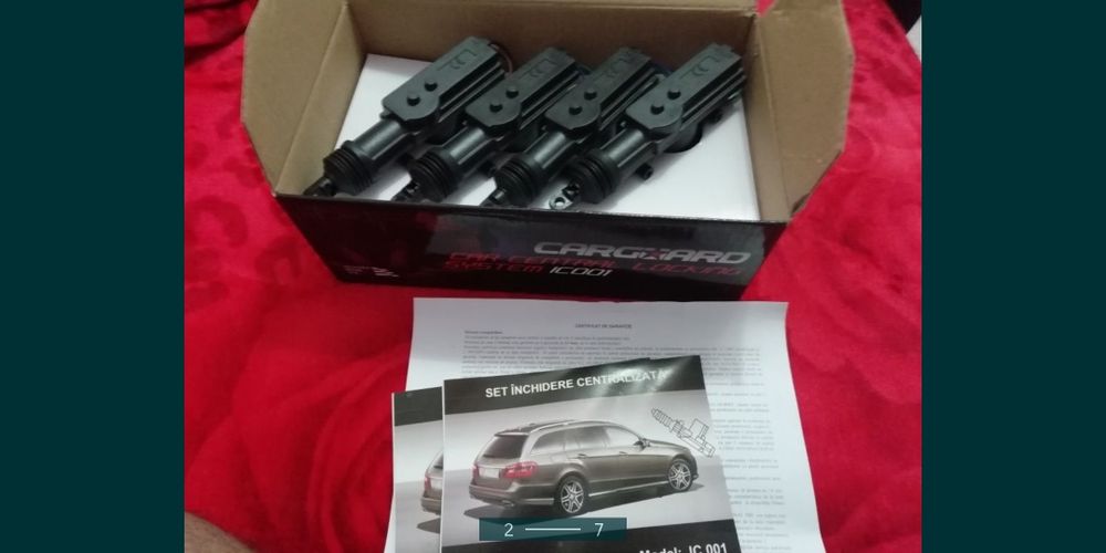 Set modul cu 2 telecomenzi si inchidere centralizata