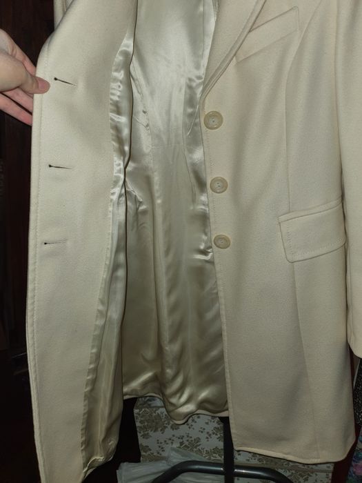 Пальто Белое Шикарное