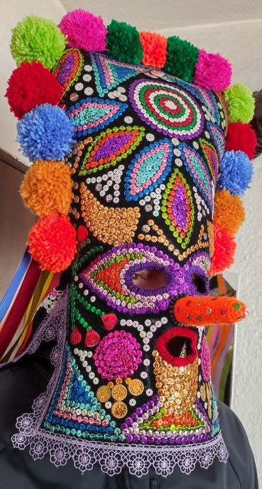 Кукерска маска , капашон, гугла, Сурва, кукери, Декорация, изгодно, пр