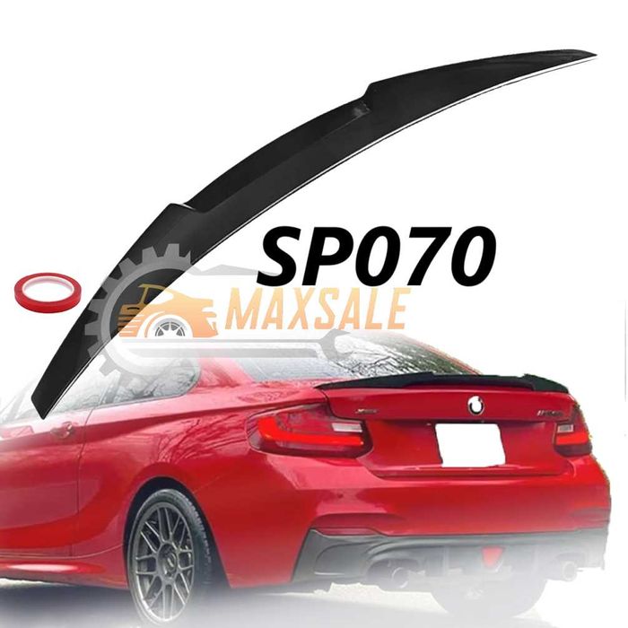 Спойлер за E93 кабриолет M4 style на BMW 3 серия м-пакет черен гланц