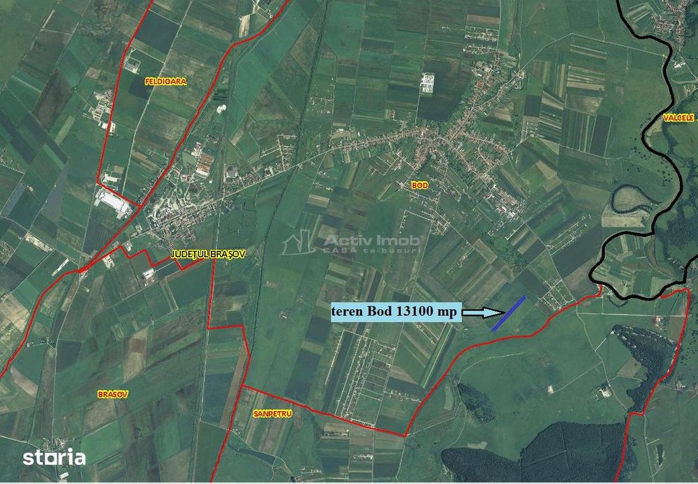 arabil zona Poiana Craitei, pe deal, panorama spre Lempes, 3 cai acces